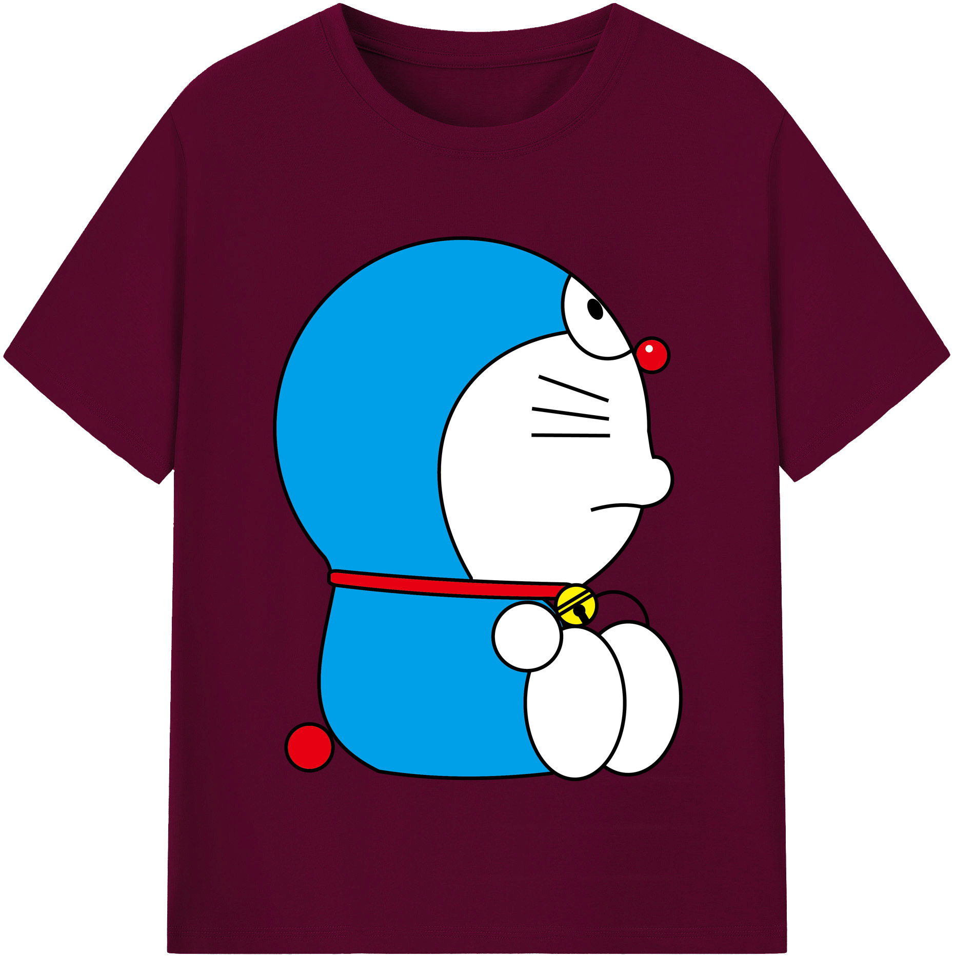 （画像用） ドラえもん Doraemon レディースカジュアルプリントTシャツ（綿100％）